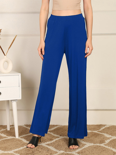 House Of Zelena Women High-Rise Flat-Front Maternity Trousers