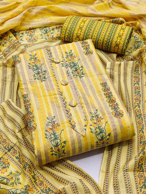 Moda Rapido Floral Printed Unstitched Dress Material