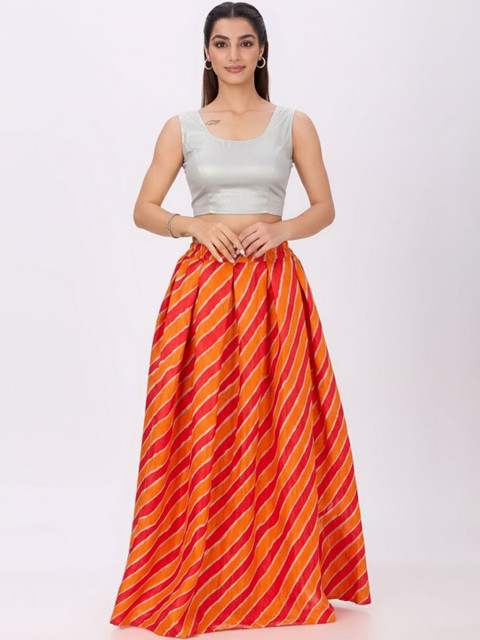 Plus Size Women Round Neck Saree Blouse - Image 5