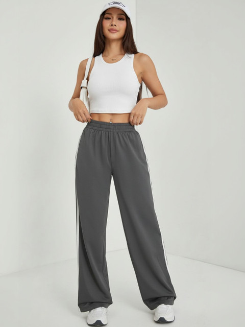 glitchez Women Slouchy Flared Track Pants