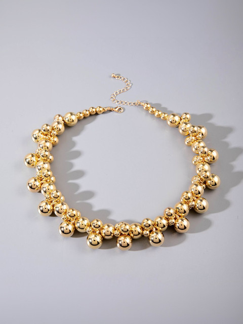 MEENAZ Gold-Plated Choker Necklace