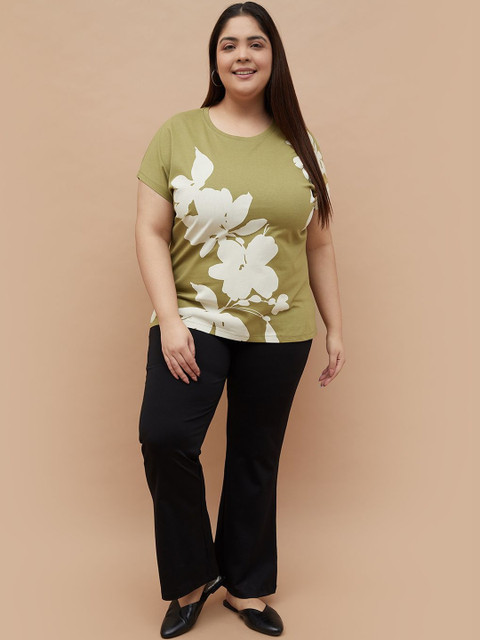 Nexus by Lifestyle Women Plus Size Floral Printed T-shirt - Image 5