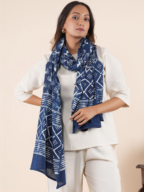 Style Shoes Ethnic Motifs Printed Pure Cotton Dupatta
