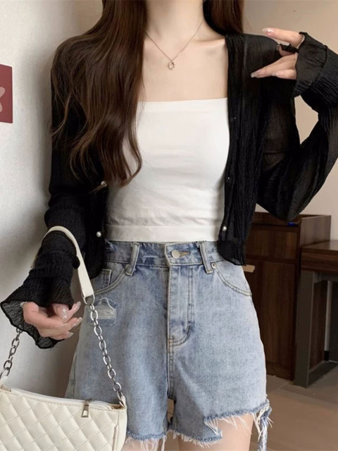 StyleCast Women Solid Long Sleeves Shrug