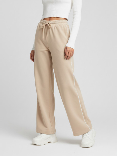 glitchez Women Wide Leg Track Pants