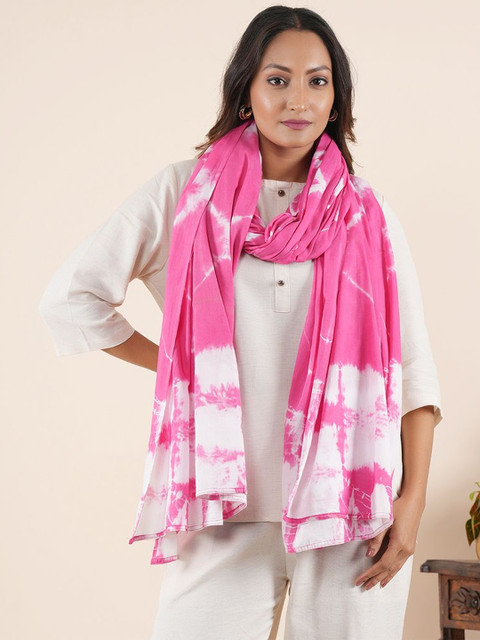 Style Shoes Abstract Printed Pure Cotton Dupatta