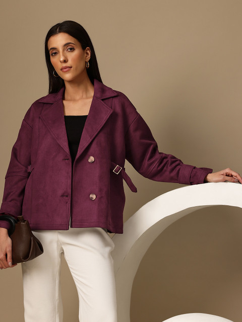 Chemistry Women Suede Tailored Jacket