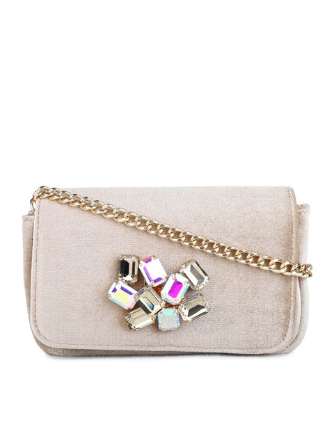 Inc 5 Embroidered Embellished Purse Clutch