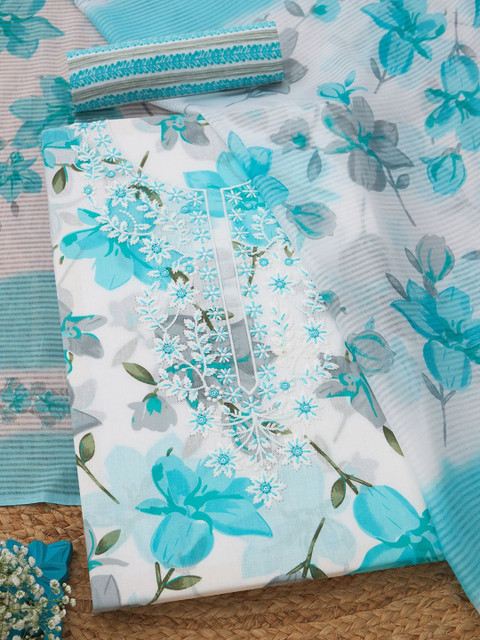 Soch Embroidered Unstitched Dress Material