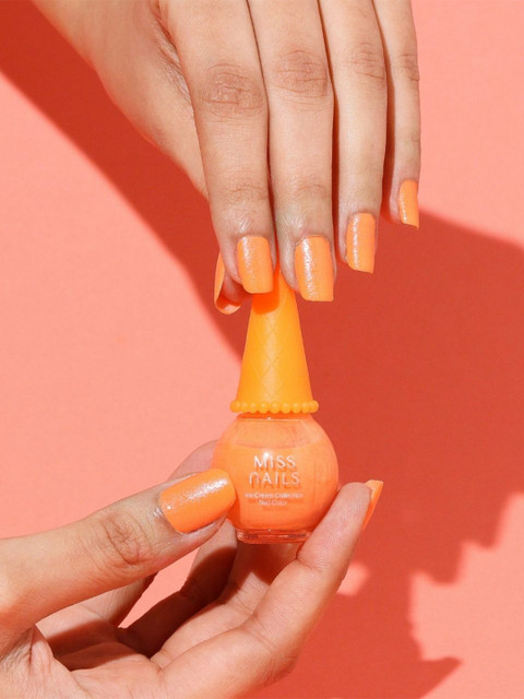 MISS NAILS Ice Cream Long Lasting Nail Polish - 10 ml - Mimosa Crush