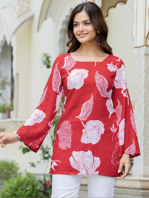 BAESD Floral Print Cotton Top