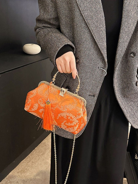 KPOP Embellished Box Clutch