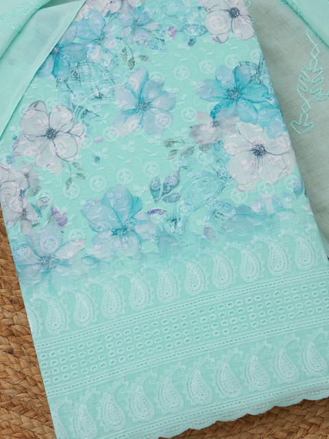 Soch Printed Unstitched Dress Material - Image 2