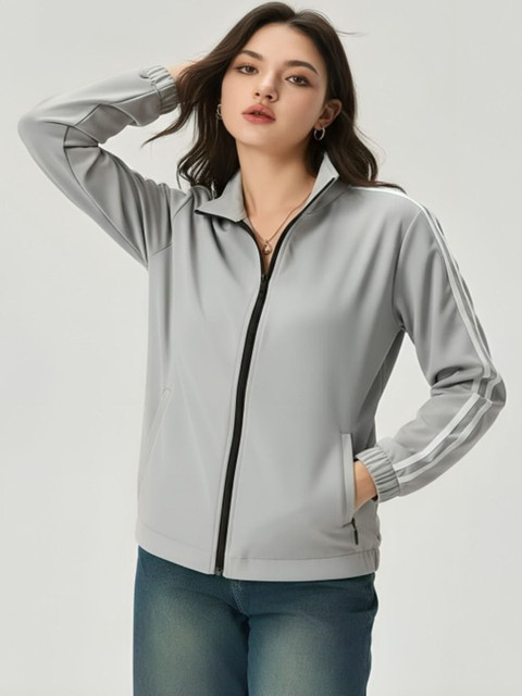 THE FASHION HUB Women Colourblocked Lightweight Sporty Jacket
