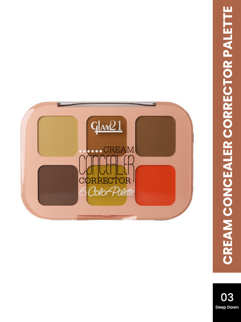 GLAM21 Cream Concealer Corrector Palette 9g - Deep Dawn 03