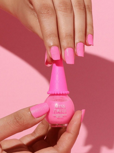 MISS NAILS Ice Cream Long Lasting Nail Polish - 10 ml - Candy Creamery