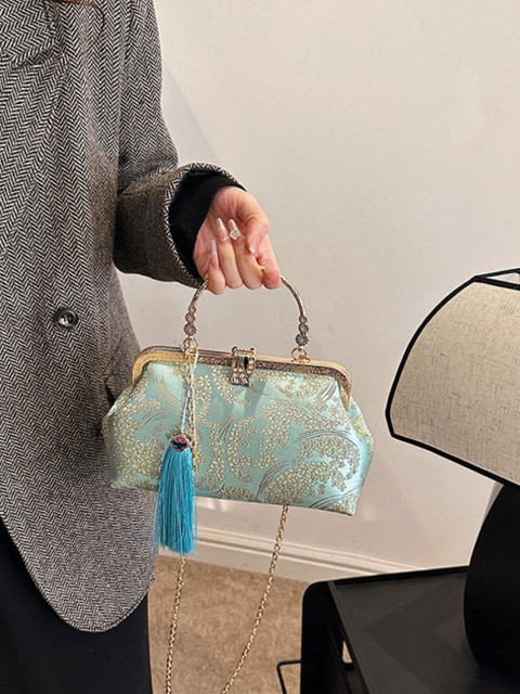 KPOP Embellished Box Clutch