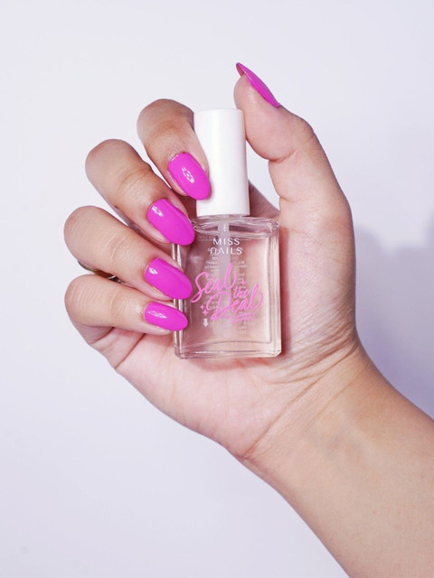 MISS NAILS Seal The Deal Top Coat Long Lasting Nail Polish - 15 ml