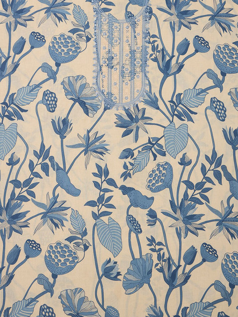 Soch Printed Unstitched Dress Material - Image 5