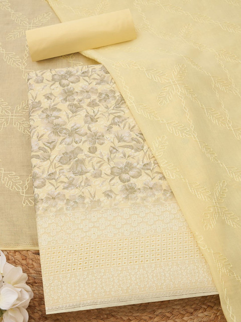 Soch Printed Unstitched Dress Material