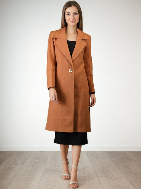 Mast & Harbour Notched Lapel Single Breasted Overcoat