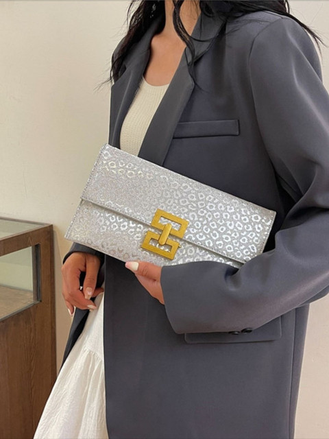 KPOP Embellished Box Clutch