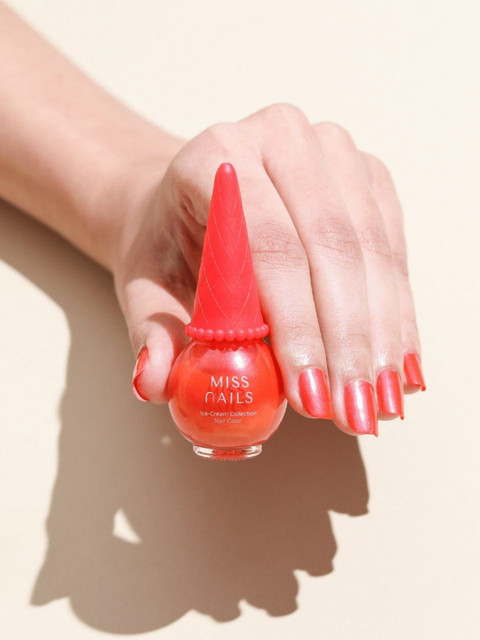 MISS NAILS Ice Cream Long Lasting Nail Polish - 10 ml - Watermelon Drip