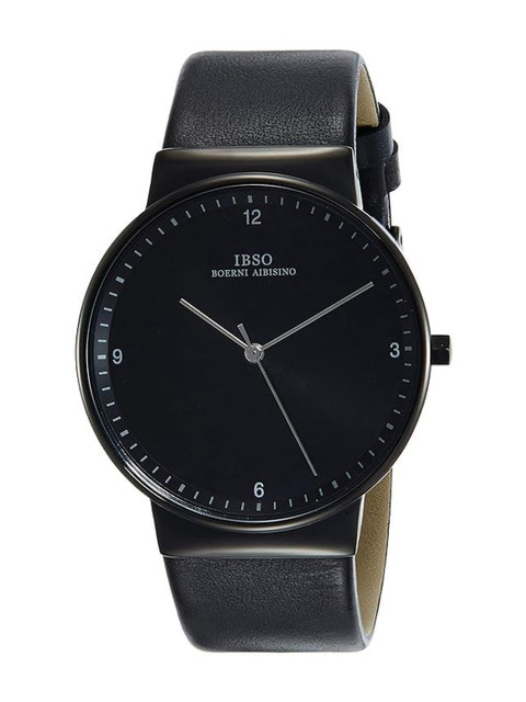IBSO Men Printed Dial & Leather Straps Analogue Watch S8628GBK
