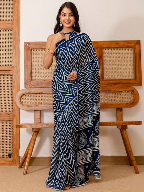 SANISA Poly Georgette Saree