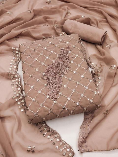 Nayanthara Trends Embroidered Unstitched Dress Material