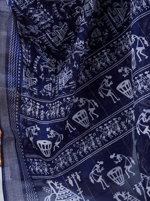 SANISA Ethnic Motifs Saree - Image 6