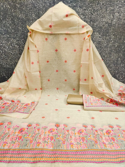 HMP Fashion Printed Unstitched Dress Material