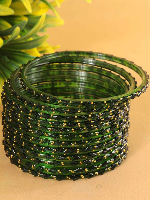 STYOLLO Set Of 12 Textured Bangles