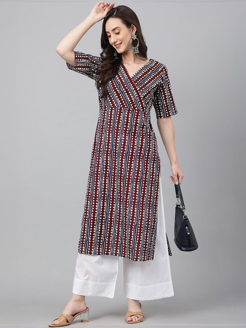 THREAD BOX Women Geometric Printed Kurta