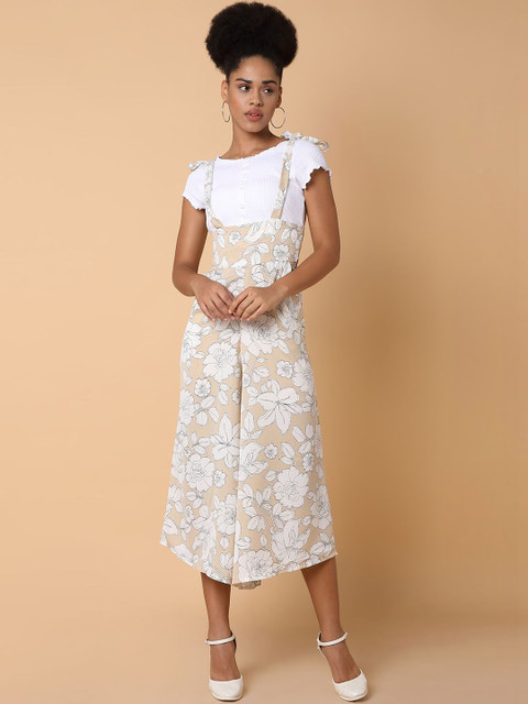 SHOWOFFFF Printed Capri Jumpsuit