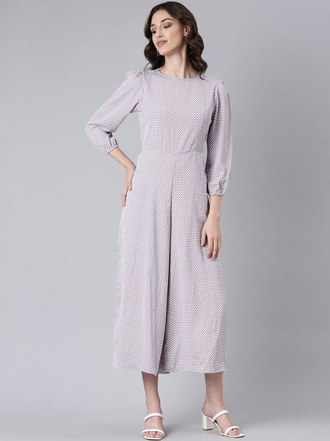 SHOWOFFFF Printed Basic Jumpsuit