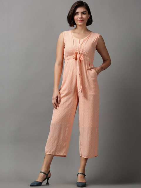 SHOWOFFFF Printed Basic Jumpsuit