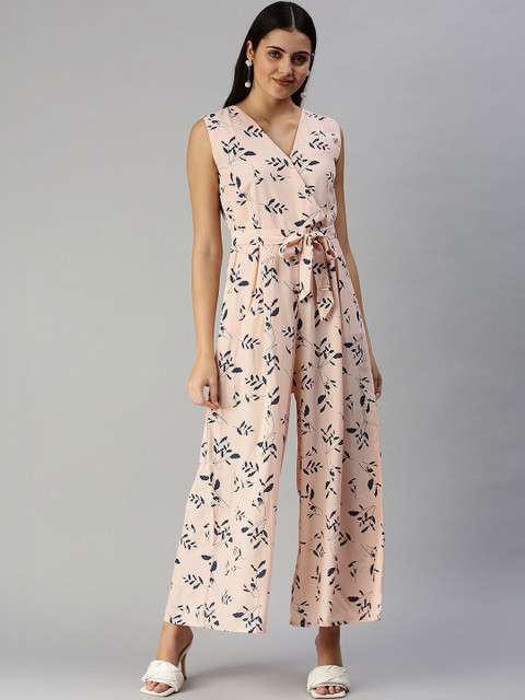 SHOWOFFFF Printed Culotte Jumpsuit