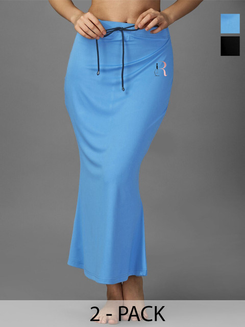 IndianRang Women Pack Of 2 Mid-Rise Strecheble Saree Shapewear