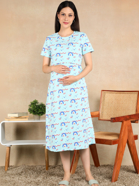 Moms Ever Printed Nightdress