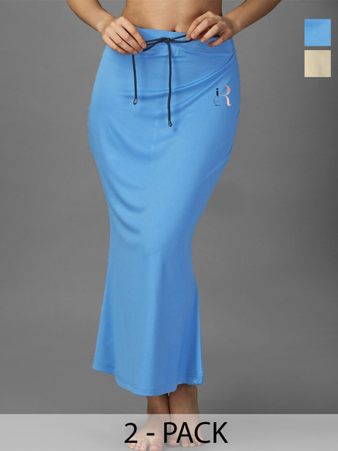 IndianRang Women Pack Of 2 Stretchable Saree Shapewear