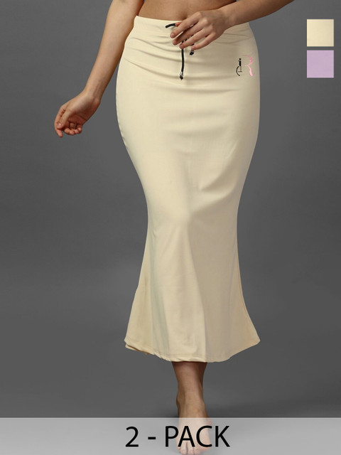 IndianRang Women Pack Of 2 Stretchable Saree Shapewear