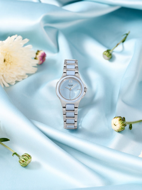 Sonata Poze 7 Analog Baby Blue Dial Watch For Women - SP80147KD02W