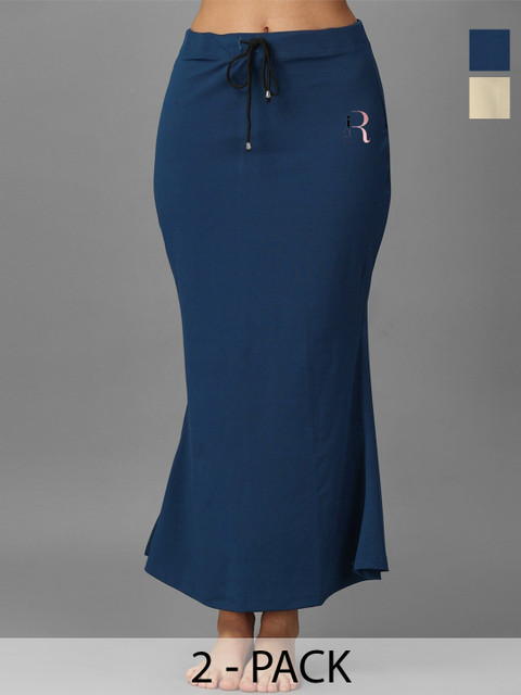 IndianRang Women Pack Of 2 Stretchable Saree Shapewear