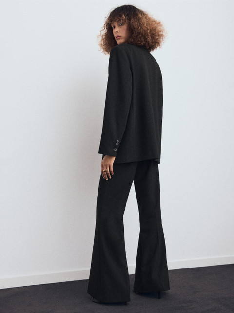 MANGO Notched Lapel Single-Breasted Semiformal Blazer - Image 3