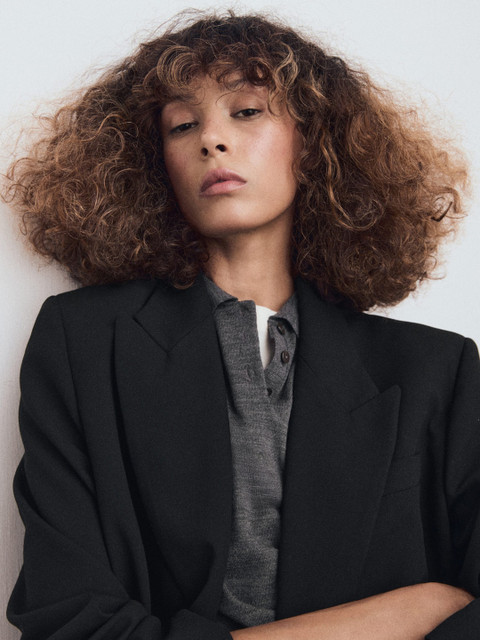 MANGO Notched Lapel Single-Breasted Semiformal Blazer - Image 2