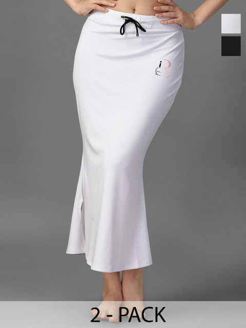 IndianRang Women Pack Of 2 Mid-Rise Strecheble Saree Shapewear