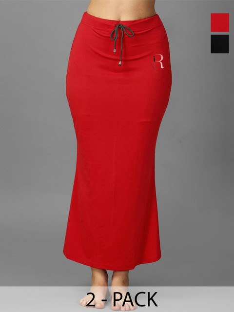 IndianRang Women Pack Of 2 Mid-Rise Strecheble Saree Shapewear