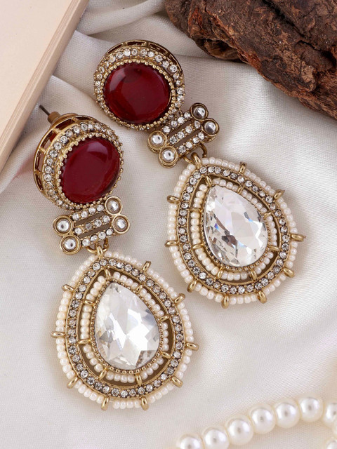 SHONA'S STYLE Teardrop Shaped Drop Earrings