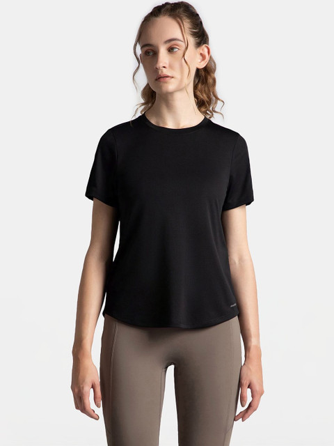 Jockey Microfiber Fabric Regular Fit Half Sleeve Breathable Mesh T-shirt - Mw87